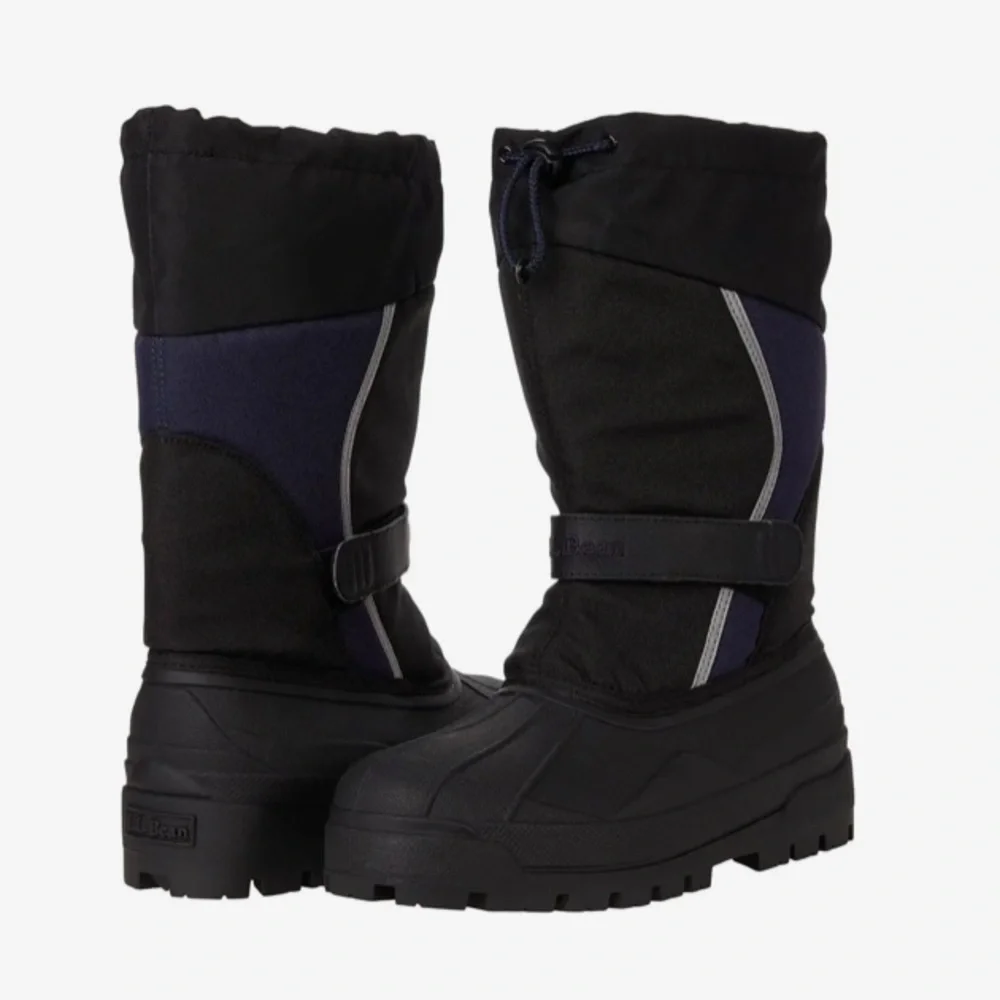L.L.Bean Kids' Northwoods Boots Navy Black 10